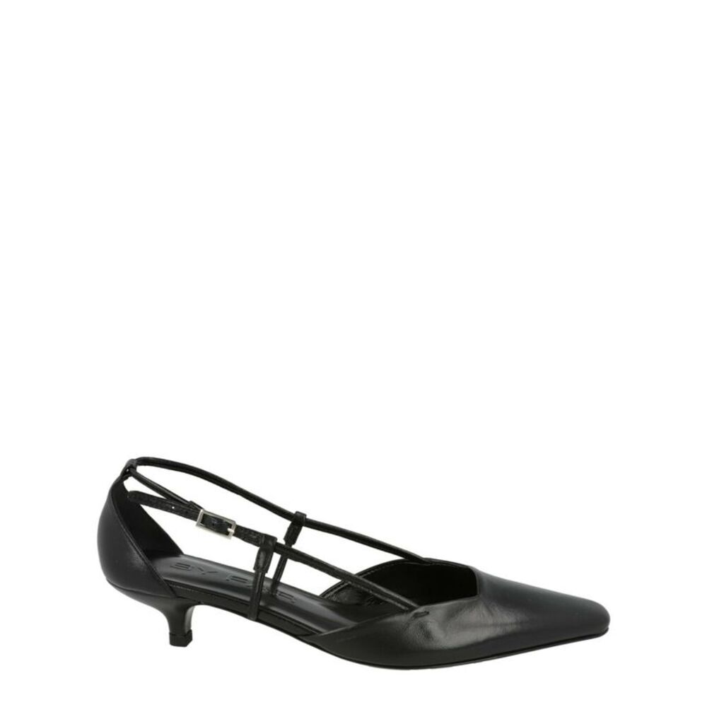 ByFar Francine Leather Pumps Black Womens